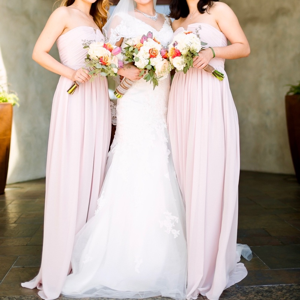 Beautiful bridal white dress
